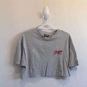 indian motorcycle cropped t-shirt